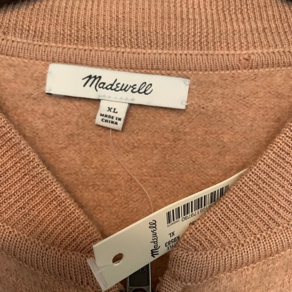 Madewell Womens Wool Bomber Sweater Jacket NWT - Picture 4 of 5